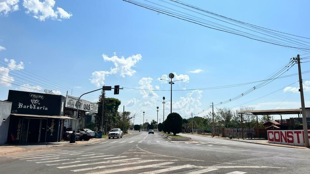 Imagem de compartilhamento para o artigo Sexta-feira de calor e sem previsão de chuva em Costa Rica que tem máxima de 35°C e Camapuã 39°C da MS Todo dia